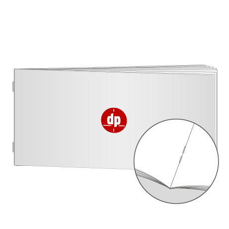 Broschüren Drahtheftung DIN lang